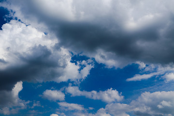 Beautiful abstract cloud and clear blue sky landscape nature background and wallpaper