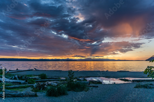 Sunset And Dark Clouds 9 Buy This Stock Photo And Explore