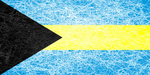 Wall Mural - Flag of Bahamas.