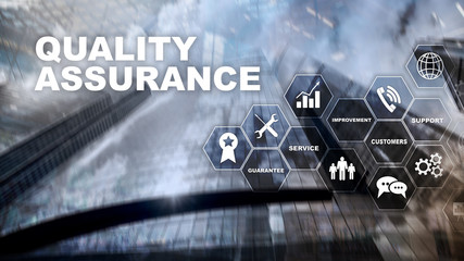 The Concept of Quality Assurance and Impact on Businesses. Quality control. Service Guarantee. Mixed media.