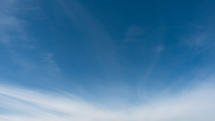 Wall Mural - Beautiful blue sky. Sky and clouds, qualitative shoot, no birds and noise.