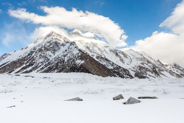 K2 mountain peak, second highest mountain in the world, K2 trek, Pakistan, Asia