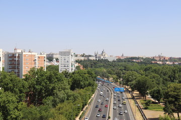 Poster - Autoroute à Madrid, Espagne