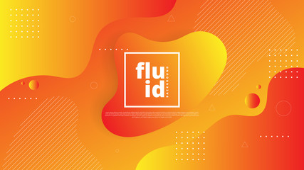 Wall Mural - abstract modern graphic element. dynamical colored forms and waves. gradient abstract banner with fl