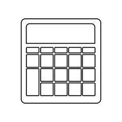 Poster - calculator math finance isolated icon