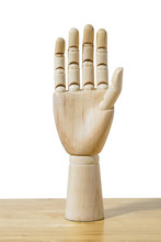 Artificial Brown Wood Human Hand