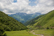 © Andre - View of Mountains and road to Tusheti region at summer. Georgia