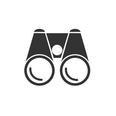 Poster - Binoculars icon template color editable. Binoculars symbol vector sign isolated on white background. Simple logo vector illustration for graphic and web design.