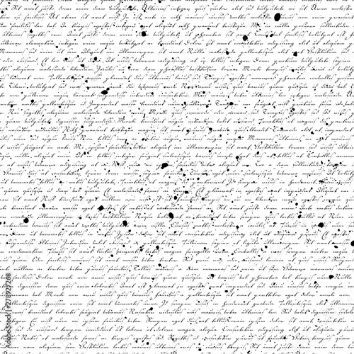 Fotografía Background with writing, hand write vector, letter background