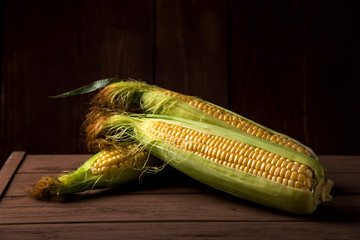 Wall Mural - Autumn vegetables harvest for Thanksgiving holiday concept