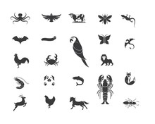 Animal Set Element Illustration Vector Design