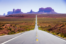 Forest Gump Movie Jogging Scene At Monument Valley