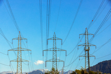 High voltage post or High voltage tower