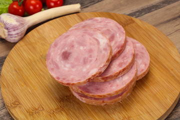 Natural ham made from pork