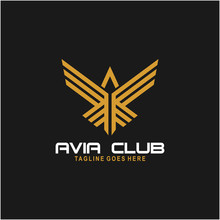 Avia Club Logo Design Inspiration