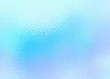 Azure shimmer clear background. Bright blue frosted texture.