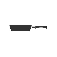 Aufkleber - Cooking pan icon template color editable. Kitchen tools symbol vector sign isolated on white background. Simple logo vector illustration for graphic and web design.