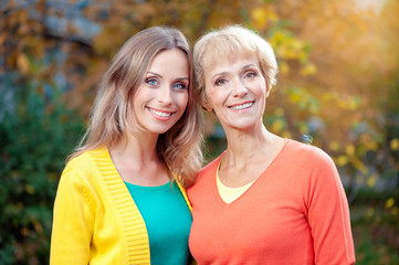 Portrait Of Mother And Adult Daughter