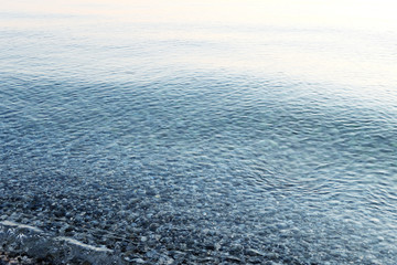 Canvas Print - Pebble under water