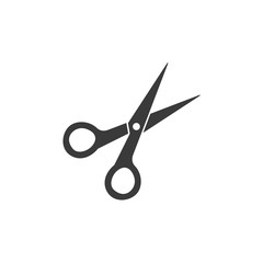 Poster - Scissors icon template color editable. Scissors symbol vector sign isolated on white background. Simple logo vector illustration for graphic and web design.