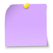 © picoStudio - sticky note with pin needle
