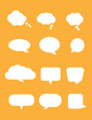 © CHAIYAPHON - Vector collection of isolated speech bubbles . set of speech bubbles. Vector EPS 10.