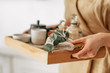 © LUMINA IMAGES - Spa Therapist Holding Tea Tray