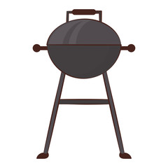 Sticker - Barbecue grill equipment for cook isolated