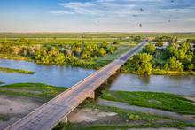 South Platte River Aerial View