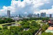 View of Makati, the business district of Metro Manila, Philippines