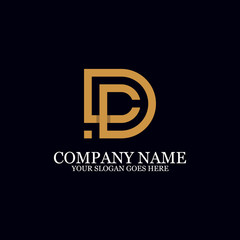 Letter DC Monogram Logo Inspiration, great for logo Marks