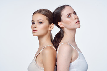 two young women