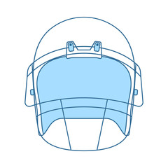 Wall Mural - American Football Helmet Icon