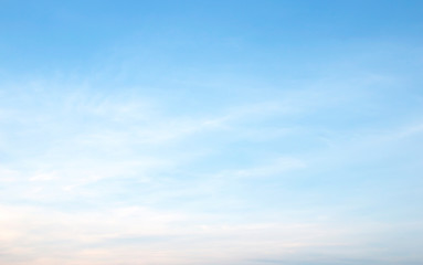 Wall Mural - air clouds in the blue sky background