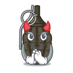 Poster - Devil cartoon grenade a in the bag