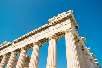 Parthenon of the Acropolis Athens Greece