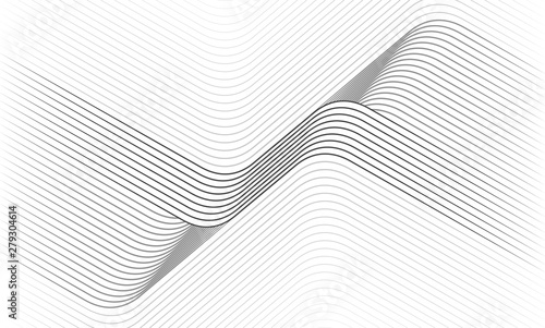 Vector illustration of the pattern of the gray lines abstract background. EPS10.