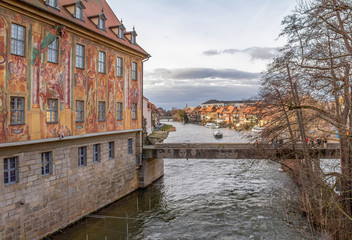 Wall Mural - Bamberg at river Regnitz