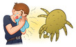 Allergy to dust mites