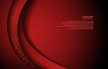 Luxurious Red Abstract Overlap Background. Vector
