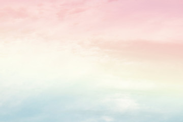 Wall Mural - cloud background with a pastel colour 