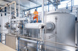 © Kzenon Premium - Wide shot of pipelines and equipment of waterworks utility