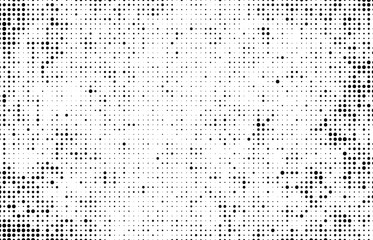 Wall Mural - Abstract halftone wave dotted background. Monochrome texture of dots for printing.