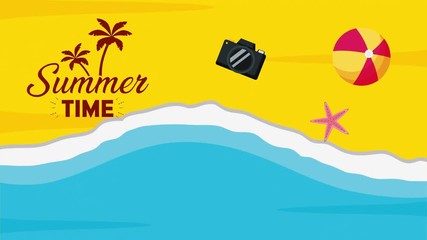 Wall Mural - summer time enjoy vacations