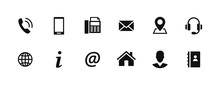 Set Of Contact Icons