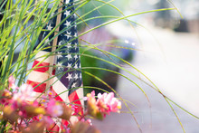 American Flag Planter Free Stock Photo - Public Domain Pictures