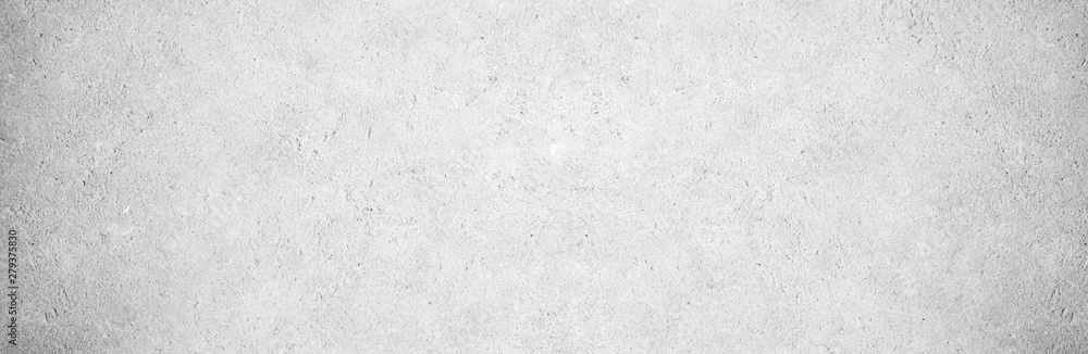 Panoramic grey paint limestone texture background in white light seam home wall paper. Wide Back flat subway concrete stone table floor concept surreal granite quarry stucco surface panorama grunge - obrazy, fototapety, plakaty 