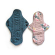 2 Reusable sanitary menstrual pads, Washable cloth pads after Washing, Eco Women Pads, Zero Waste Concept