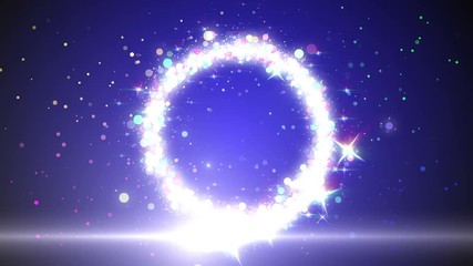 Wall Mural - Opening Glitter Sparkling Particles intro