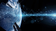 © sdecoret - Satellites sending datas exchanges and connections system over the globe 3D rendering elements of this image furnished by NASA